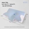 Memory Foam Cervical Support Pillow for Side Sleepers - Slow Rebound, Non-Collapse Design