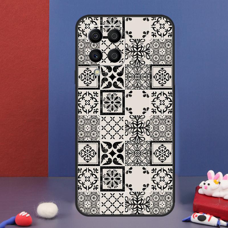 Эстетичный чехол-мозаика в стиле бохо для Samsung Galaxy M13 M53 M06 M16 M31 M11 M35 M55 M15 M56 M36 M12 M32 M52 M14 M34 M54