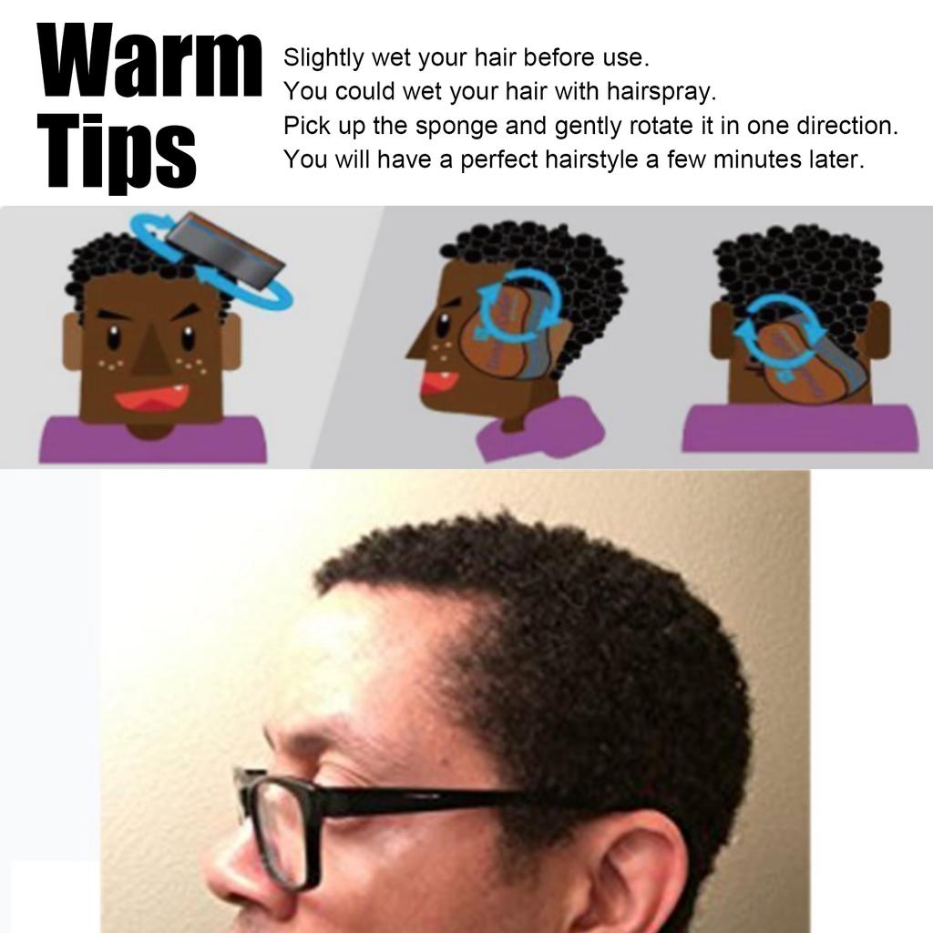 Волосы локоны плетение дреды губка щетка пластиковая волос твист расческа губка набор волшебная губка для волос локон расческа принадлежности для укладки волос инструмент