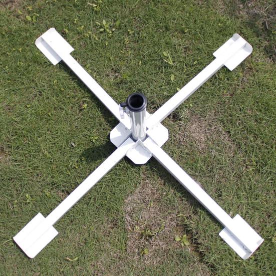 Подставка для пляжного зонта, прочное металлическое основание для зонта от солнца, устойчивое к погодным условиям, складное, регулируемое, портативное, держатель для зонта на открытом воздухе, на террасе и рынке