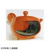 Green Teapot with Made In Japan J-kitchens Tokoname-yaki Nozomi-ami Strainer, 280cc,