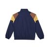 New Era Логотип Color Block Куртка с длинным рукавом и воротником-стойкой Унисекс куртки Темно-синий 12877370