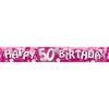 Amscan Sparkle 50th Birthday Banner