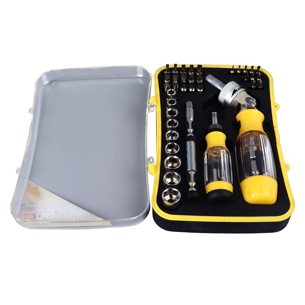 Набор отверток с храповым механизмом 56 в 1 Многофункциональные биты для отверток из углеродистой стали и резины