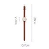 Sora no Coffee Brown Pink Ladies' Watch, Cute, Stylish, Casual, Simple, Shoji, 30-Day Warranty, NW-4 (Dial Gold)