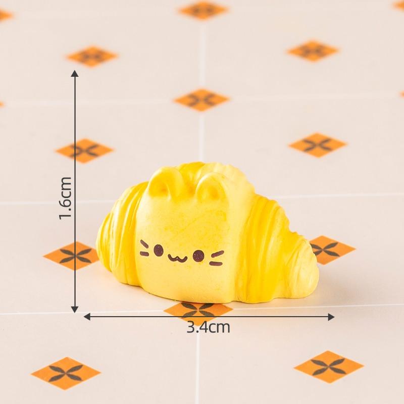 Микро-ландшафт Симуляция Милые Маленькие Животные Десерты Маленький Хлеб Украшения Слепые Пакеты