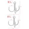 Прочные колючие крючки, рыболовные крючки из высокоуглеродистой стали, тройные рыболовные снасти для джиг-приманок