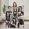 Kpop Babymonsters Group Blankets Flannel Textile Decor  Breathable Lightweight Throw Blankets for Home Office Bedspread
