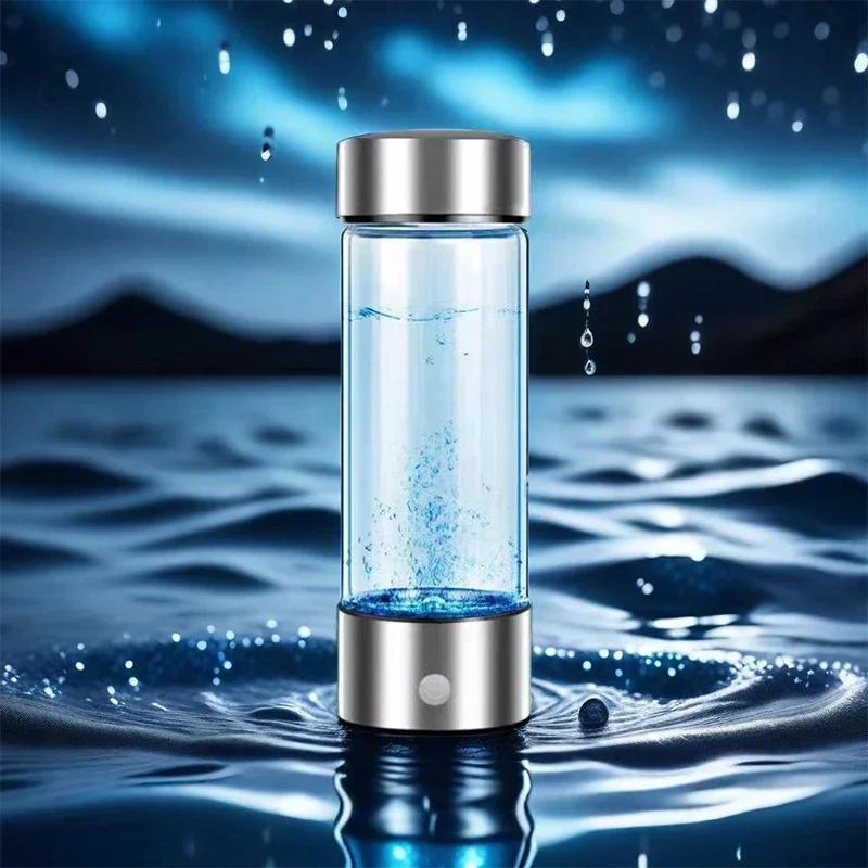 Hydrogen-Rich Water Cup Hydrogen Water Generator Alkaline Maker Rechargeable Portable Water Ionizer Bottle Super Antioxidan