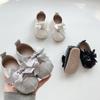 Spring & Autumn 0-2 Years Baby Girls' Korean Style Bowknot Soft Sole Princess Walking Shoes