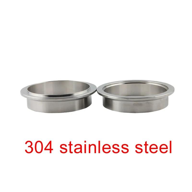 Broyear NEW 2" 2.5" 3" 3.5" 51mm 57mm 63mm 76mm Self Aligning Male/Female V-Band Vband Clamp CNC Stainless Steel Flange Kit