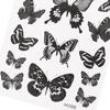 1 Sheet Waterproof Temporary Tattoo Sticker 3D Butterfly Fake Tattoo Leg Arm Art
