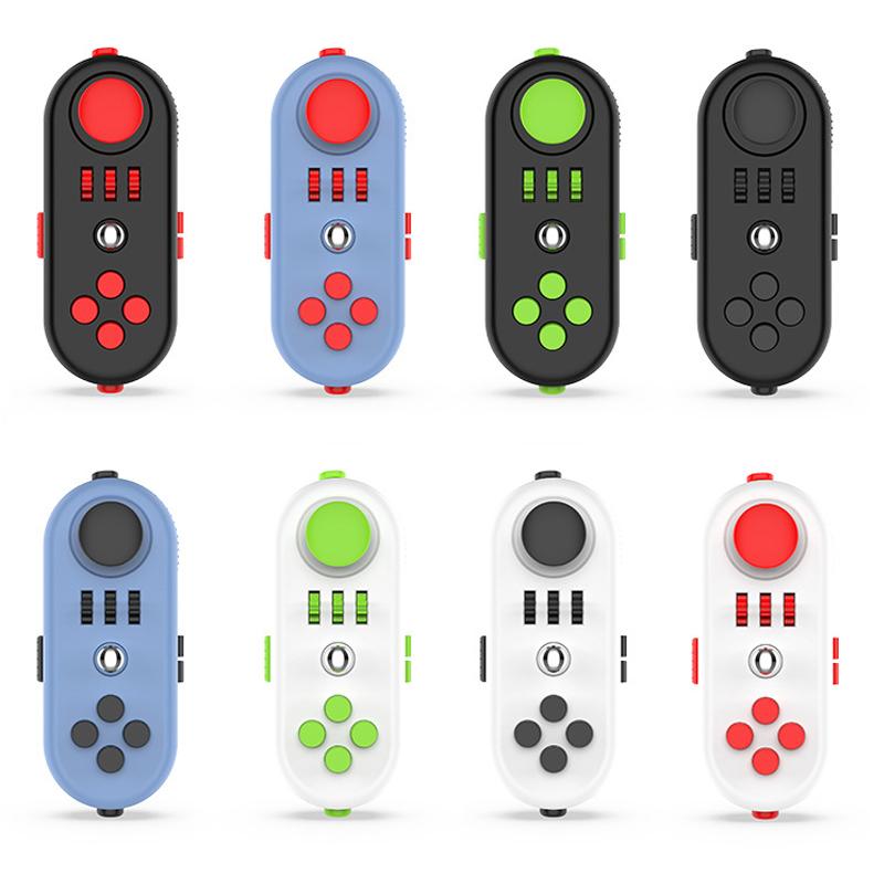 New Fidget Pad Sensory Toys Controller Stress Reducer Game Pad Novelty Dice Decompression Toys Fidget Clicker for Adult Kids