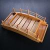 Japanese Sushi Wooden Boat Arch Sushi Bridge Boats Sashimi Platter Cooking Dry Ice Platter Dragon Boat Sushi Platter