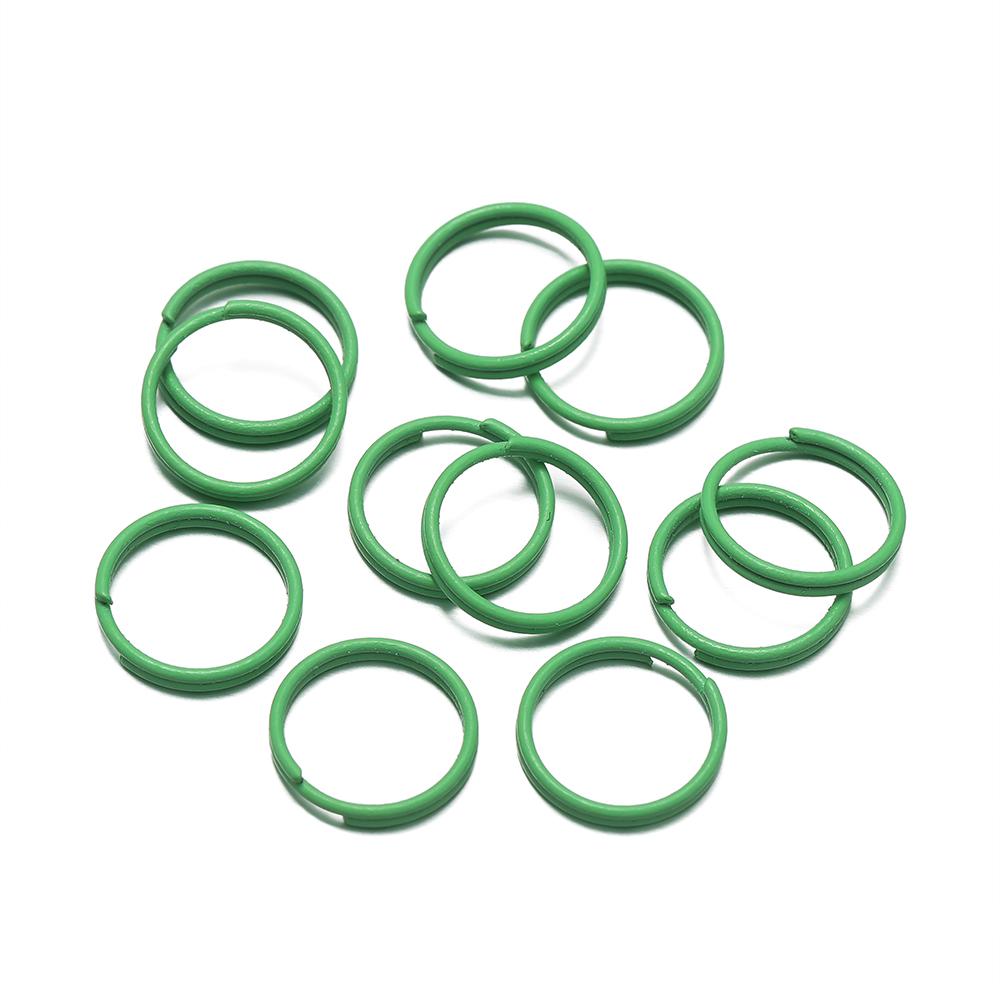 200pcs/lot 8mm 10mm Colorful Open Jump Rings Findings Double Circle Loop Jump Ring Connector For DIY Jewelry Making
