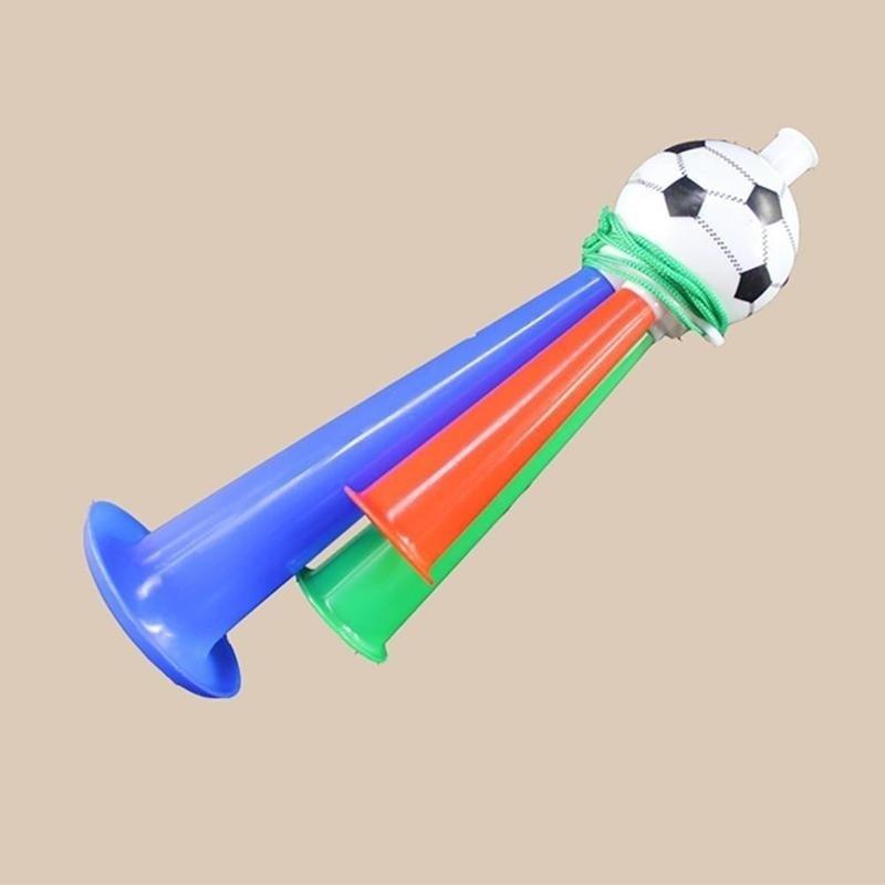 Sprots Концерты Кубка мира Игрушка-труба Пластиковые футбольные болельщики Поднимите настроение Рожок