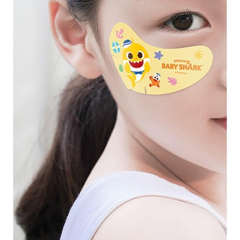 Pinkfong Baby Shark UV Protection Kids Sun Patch Small 4p Set, 2 Sets