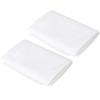 10Pcs 30x30cm White Sport Towel Square Microfiber Absorbent Towel for Yoga Fitness