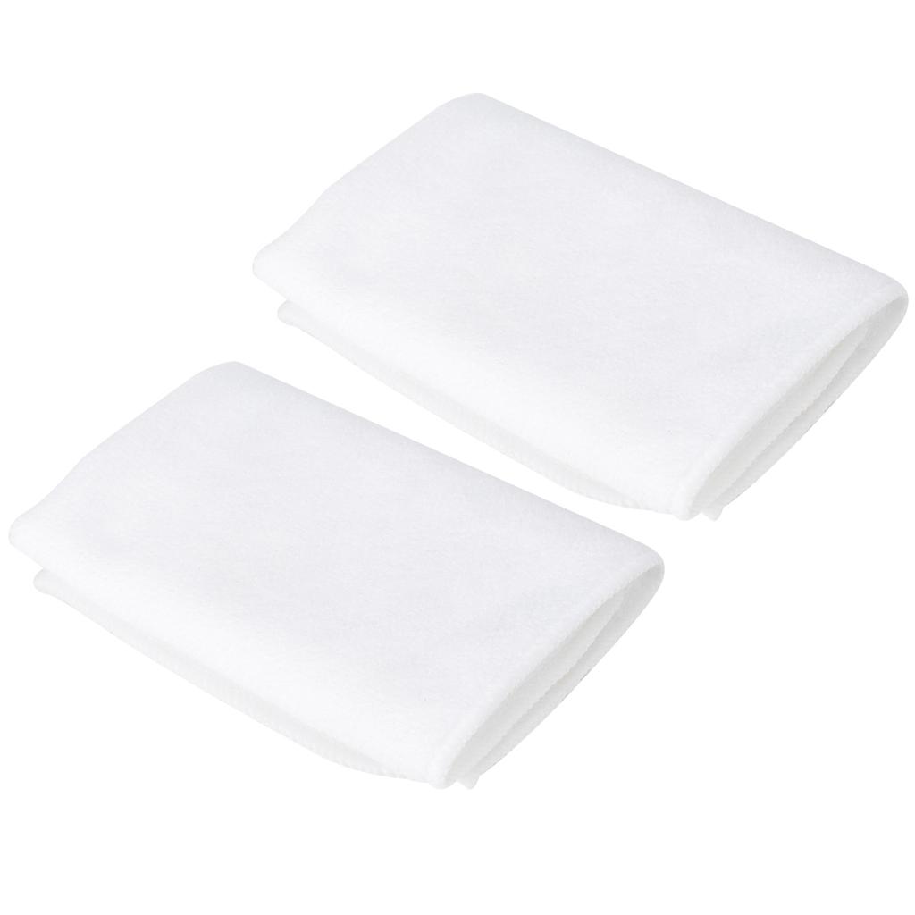 10Pcs 30x30cm White Sport Towel Square Microfiber Absorbent Towel for Yoga Fitness