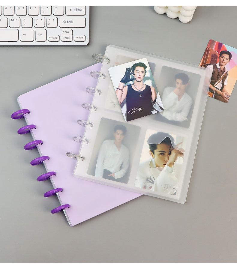 3-inch Polaroid Mushroom Loose-Leaf Album: Four-Grid Idol Card Collection