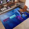 Custom Rug Lamine Yamal Pattern Print Name Text Soft Non‑Slip Floor Carpet for Home Indoor Decoration