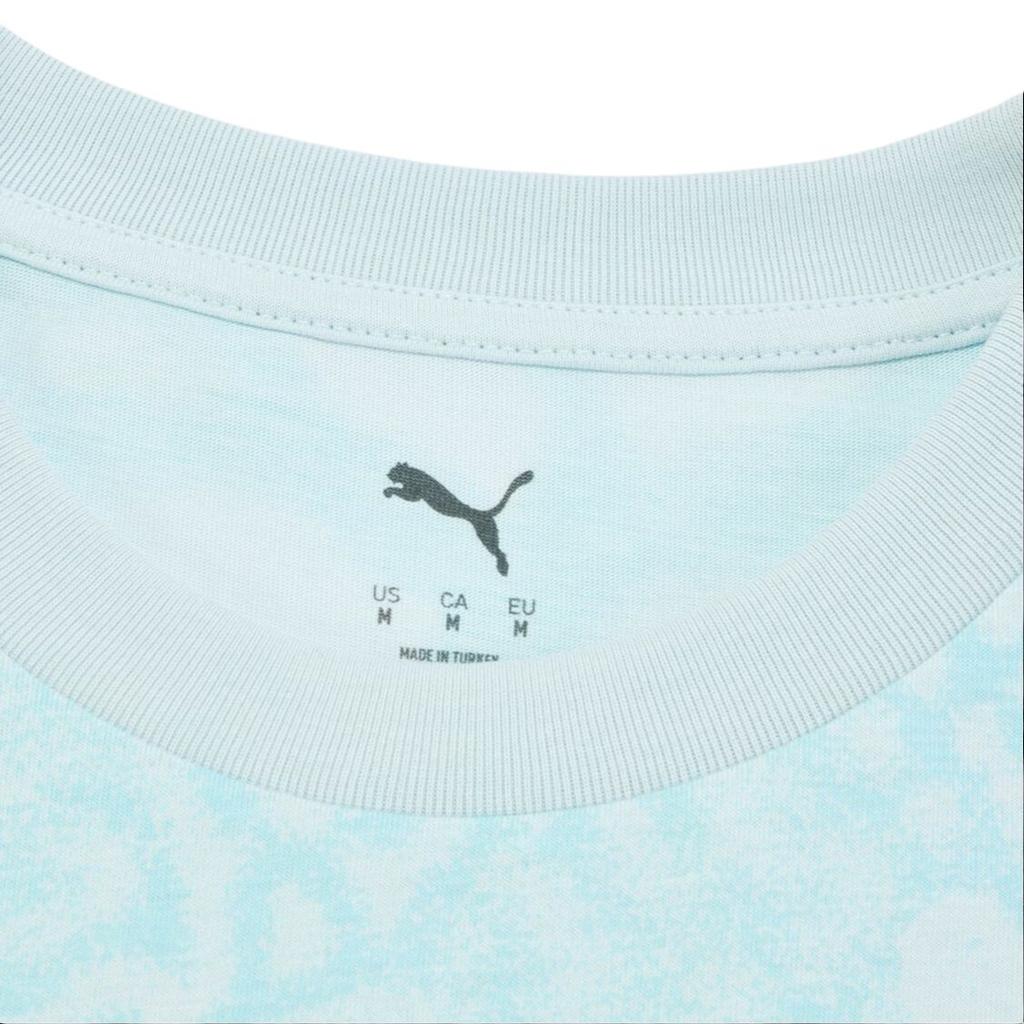 Puma Fpf Ftbculture Aop Спортивная повседневная футболка с коротким рукавом и круглым вырезом национальной сборной Португалии Мужские рубашки 784820-31