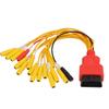 16 Pin Jumper Cable Safe Connection Female OBD Connector Diagnostic Cable Universal for Car SUV