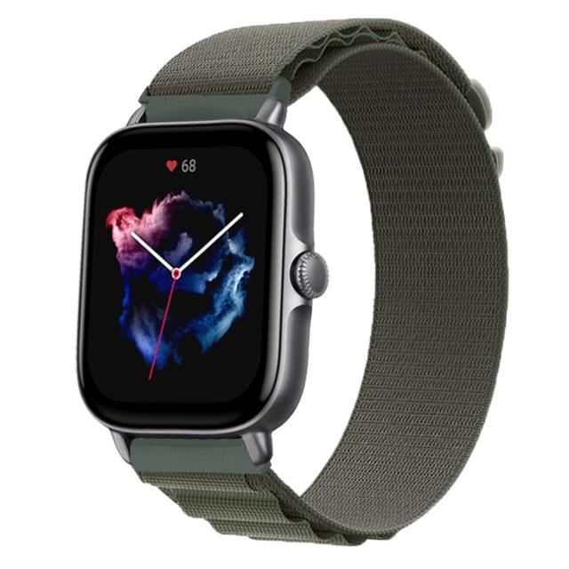 Ремешок 20 мм 22 мм для часов Samsung Galaxy Watch 5 pro 4 Amazfit GTS 2/2e/3/4/mini/GTR 4/3/3 Pro/2/2e/47 мм Stratos 2 3, нейлоновый браслет Correa Amazfit, двусторонний ремешок