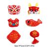Lucky Spring Festival Pin Cute Chinese Style Pin Kawaii Lion Dance Brooch  Spring Festival