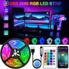 LED Strip Light USB Bluetooth RGB 5V LED RGB Lights Flexible LED Lamp Tape Ribbon RGB TV Desktop Screen BackLight Diode Tape