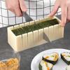 DIY суши-машина Сердце Круглая квадратная форма для риса Японская еда Бенто Аксессуары Лодка для суши Форма для рисовых шариков Коврик для суши Онигири