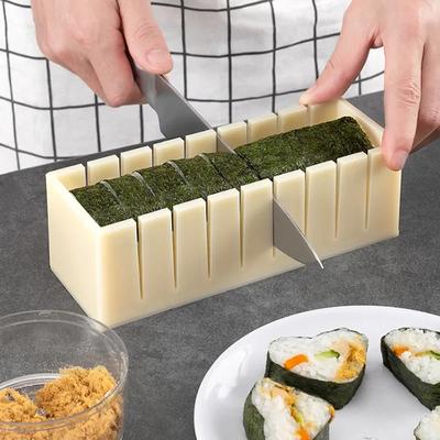 DIY суши-машина Сердце Круглая квадратная форма для риса Японская еда Бенто Аксессуары Лодка для суши Форма для рисовых шариков Коврик для суши Онигири