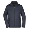 James and Nicholson Womens/Ladies Knitted Fleece Jacket