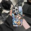Чехол для телефона с изображением из аниме JoJo's Bizarre Adventure Для IPhone 16 17 15 14 12 13 Pro Max Черный цвет Ударопрочный чехол