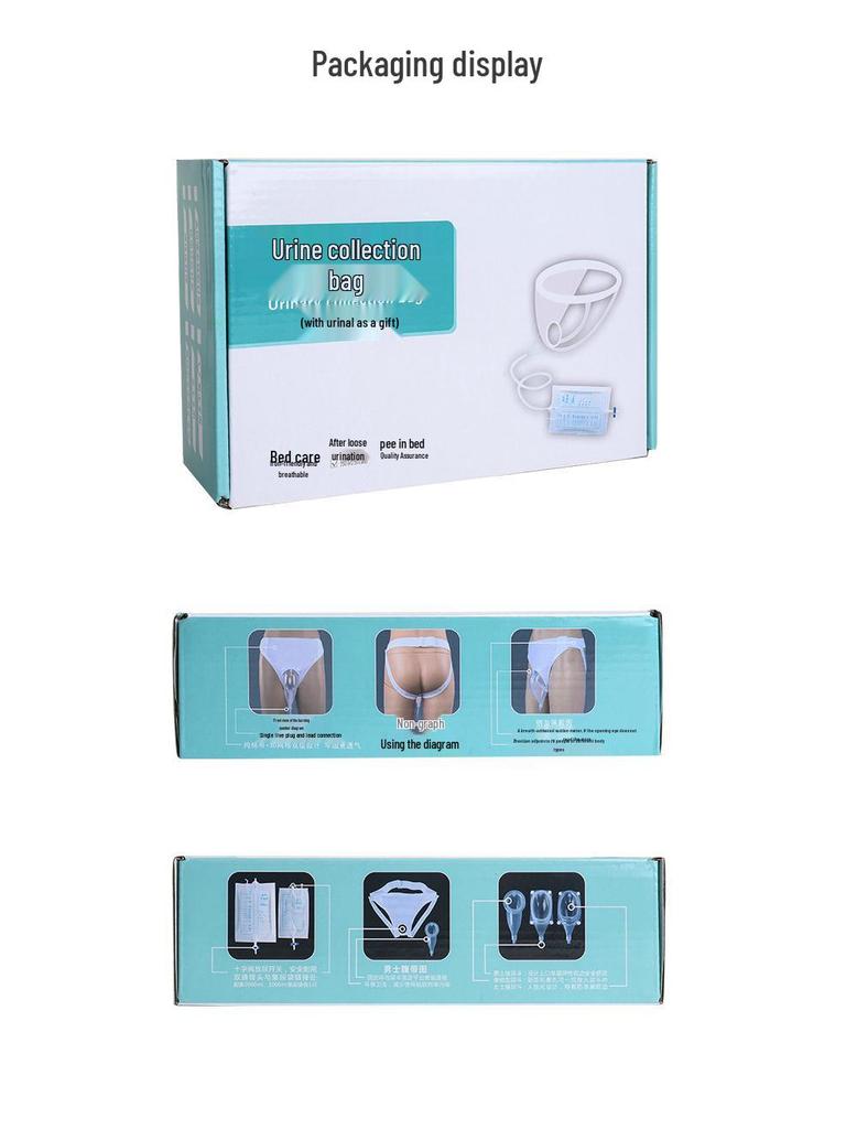Leak-Proof Silicone Urine Collector for Men, Women & Elderly