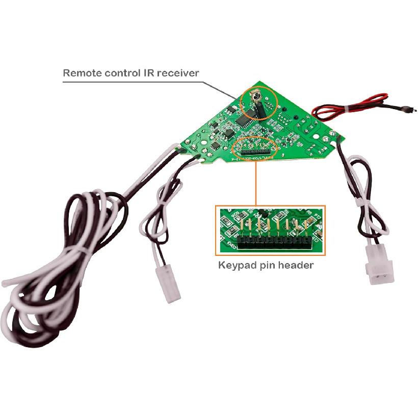 Запасная печатная плата для кровельных люков Maxxfan MaxxAir Deluxe RV, совместимая с моделями 10A21275K, 10B21275K, 10C21275K, 10A21275KZ,