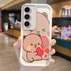 Милый чехол для пары BUBU DUDU для Samsung Galaxy Case S24 S23 S22 S21 Ultra Plus A55 A54 A53 A52 A35 A25 A15 A14 5G Телефон Y2k Обложка