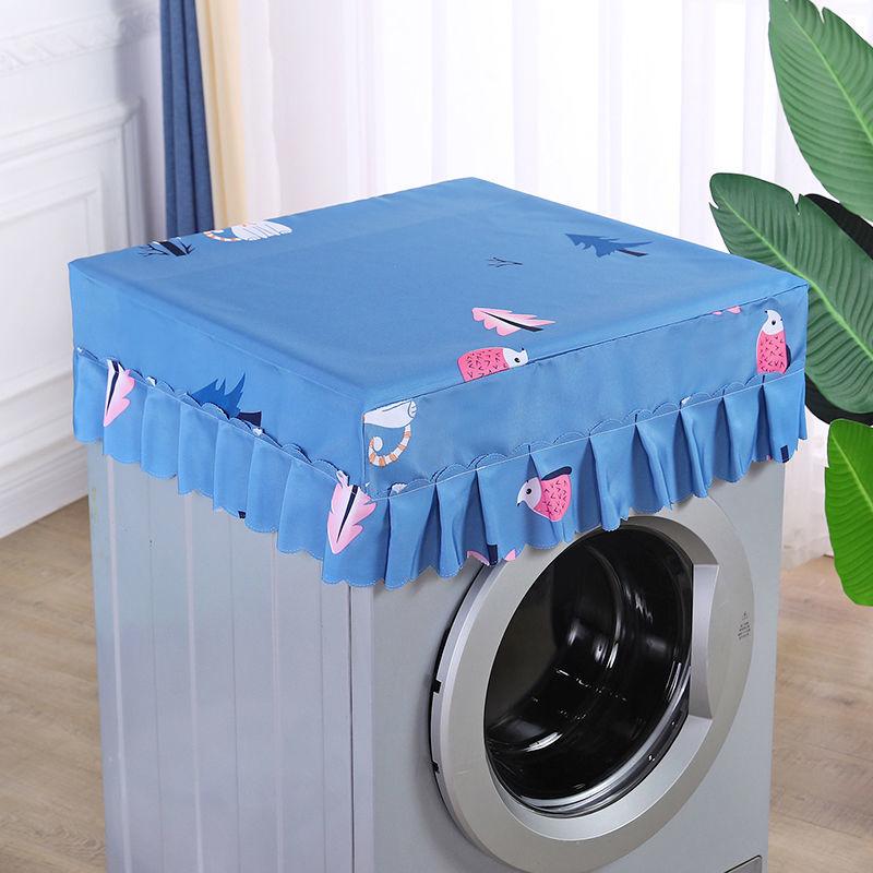 Washing Machine Covers Household Sunscreen Dust-proof Cover Roller Washer Case Modern Simple Refrigerator Cloth Dryer Protector
