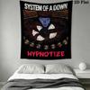 system of a down Wall Tapestry Aesthetic Wall Hanging Printed Fabric Blanket Decorative Tapestries for Bedroom Living Room Home Decor