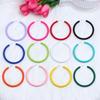 1 Pair Round Circular Earrings Circle Ear Jewelry Fashion Popular Accessories  Women