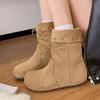 Модные балетки Женские ботильоны Замшевая модная обувь для платья для женщины Повседневные зимние ботинки 2025 Зимние дизайнерские челси ботильоны для женщин