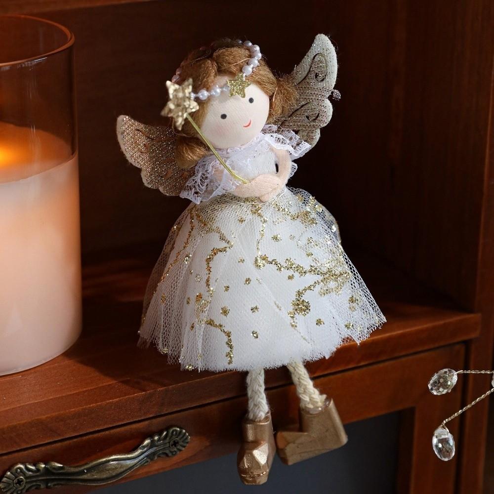 Plush Angel Girl Doll Ornaments Cute Christmas Gift Doll Decorations  Home Decorations