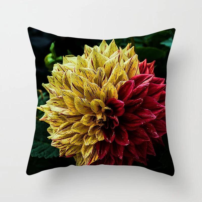 Офис Гостиная Дом Наволочка Автомобиль Украшения Красивый Цветочный Принт Наволочка