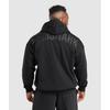Gymshark Толстовка с капюшоном Power Zip Up, черная A1c1o Bb2j