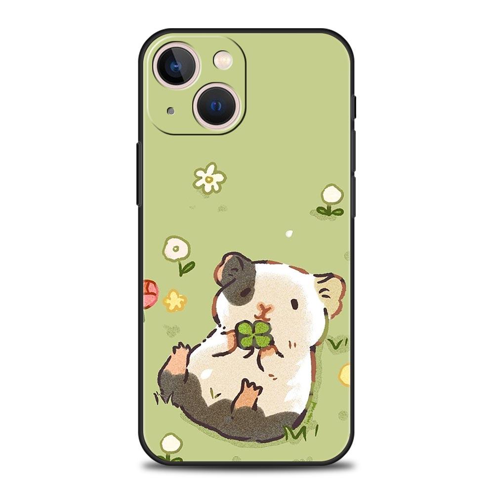 Животное Морская свинка Кави Милый чехол для телефона Для iPhone 16e 15 14 13 12 11 Pro Max XS X XR SE 7 8 Plus Чехол iPhone 16 Мягкий ТПУ Чехол