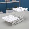 1/2Pcs Cake Stand Dishes Cupcake Snacks Plates Three-Layer Creative Fruit Basket