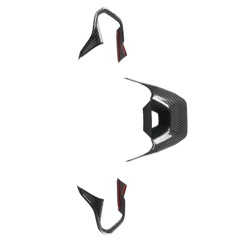 Carbon Fiber Style Steering Wheel Cover Trim For Lexus RX350 RX500h NX Car Accessories