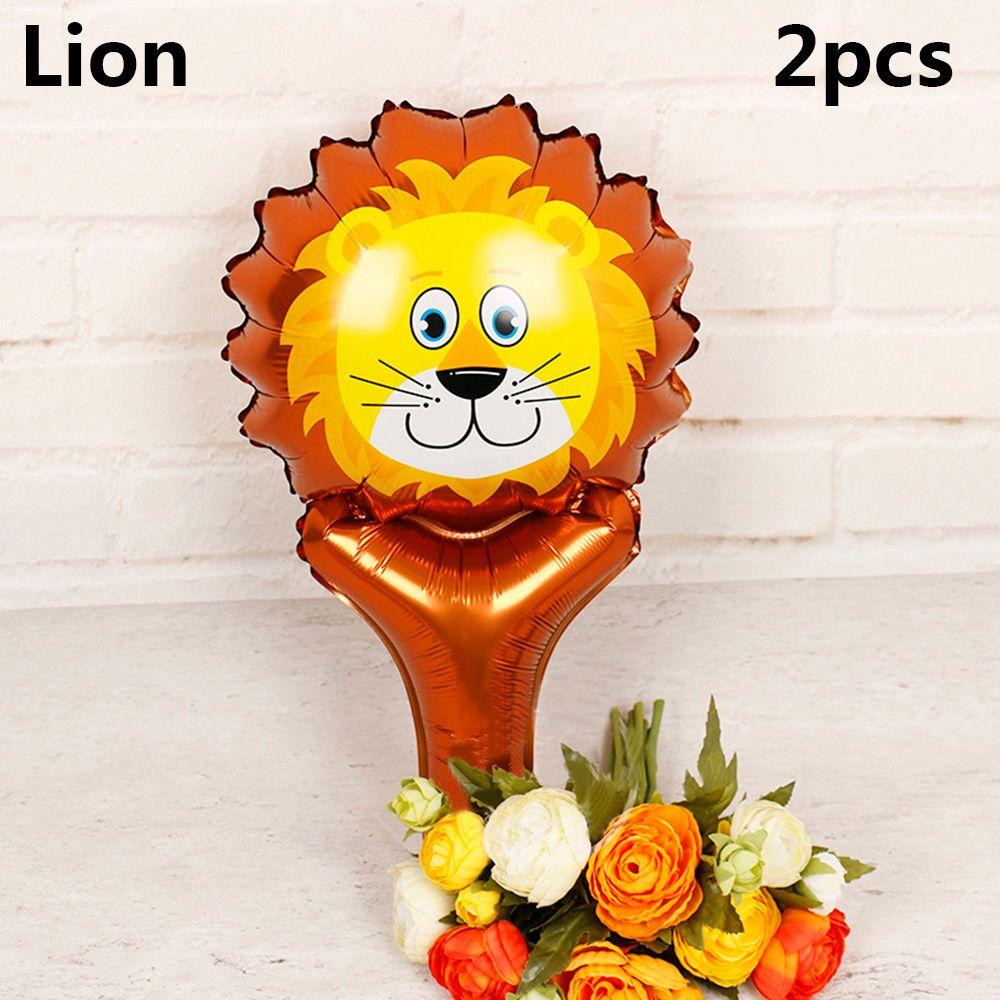 Товары Сафари Джунгли Голова животного Тигр Лев Обезьяна Жираф Корова Фольгированный шар Детские надувные игрушки