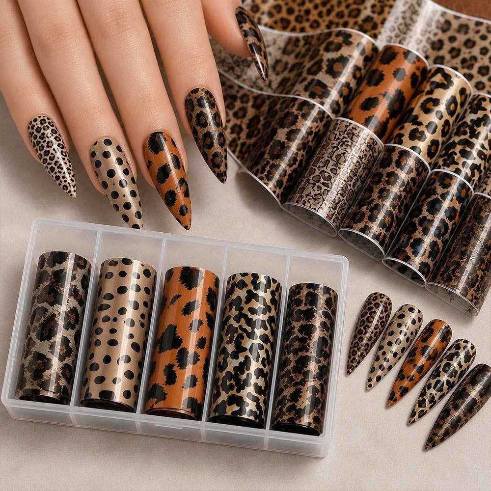 Black White Nail Stickers Lace Design Nail Decals Professional Transfer Paper Manicure DIY