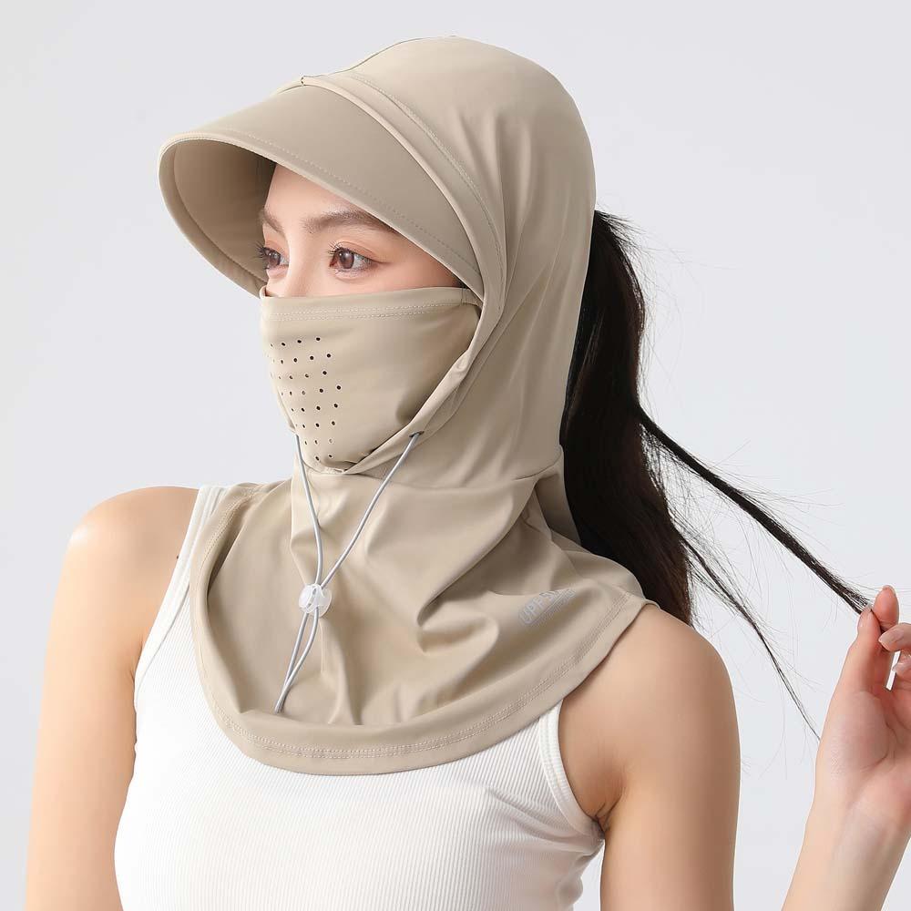 Дышащая Балаклава Шапка Анти-УФ Ледяной Шелк Защита Лица от Солнца шляпа Защита от УФ-лучей Маска Школа